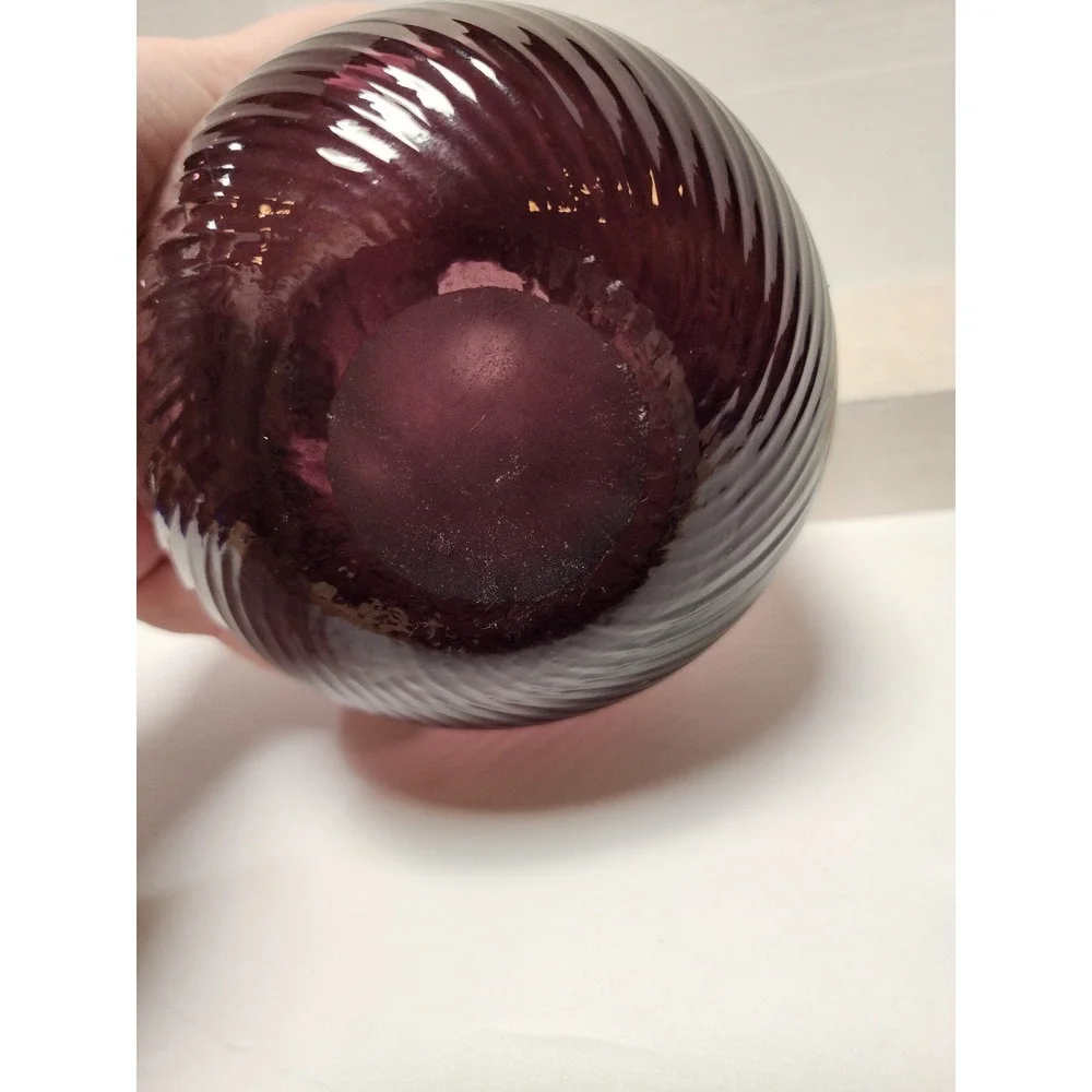 Bling‎ Electric Lamp Glad bulb Spiral Purple Vase